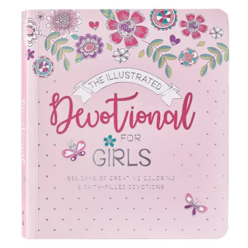 Illustrated Devotional for Girls Softcover - Leather