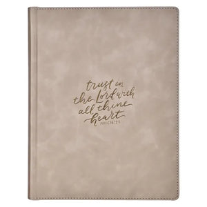 KJV Bible Note-Taking LP Faux Leather Hardcover Trust the Lord, Prov. 3:5 - Hardcover