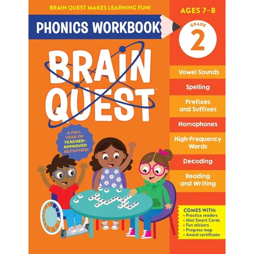 Brain Quest Phonics Workbook: Grade 2 - Paperback