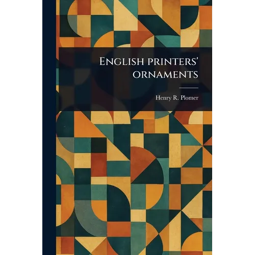 English Printers' Ornaments - Paperback