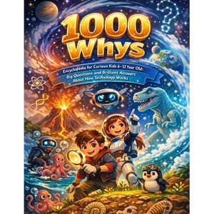 1000 Whys Encyclopedia for Curious Kids 6-12 Year Old: Big Questions and Brilliant Answers About How Technology Works - Paperback