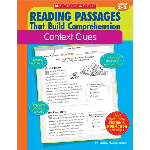 Reading Passages That Build Comprehension: Context Clues Grades 2-3 - Paperback