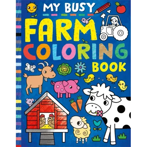 My Busy Farm Coloring Book - Paperback