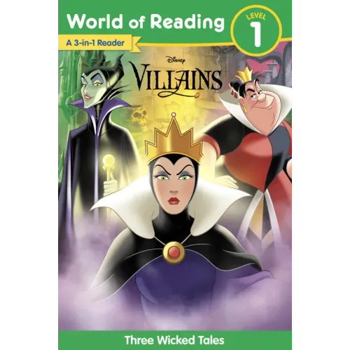World of Reading: Disney Villains 3story Bindup - Paperback