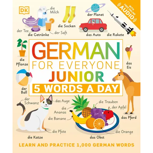 German for Everyone Junior: 5 Words a Day - Paperback