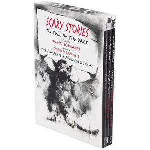 Scary Stories Paperback Box Set: The Complete 3-Book Collection with Classic Art by Stephen Gammell - Paperback