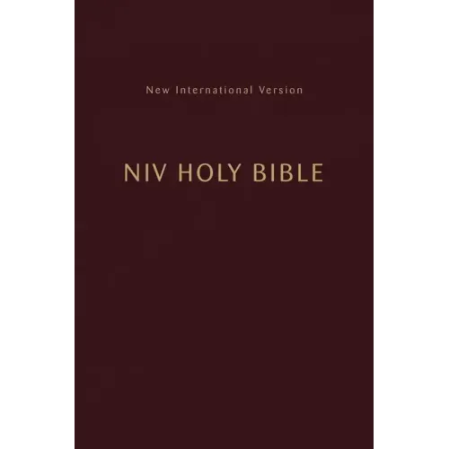Niv, Holy Bible, Compact, Paperback, Burgundy, Comfort Print - Paperback