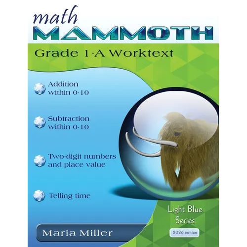Math Mammoth Grade 1-A Worktext - Paperback