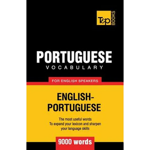 Portuguese vocabulary for English speakers - 9000 words - Paperback