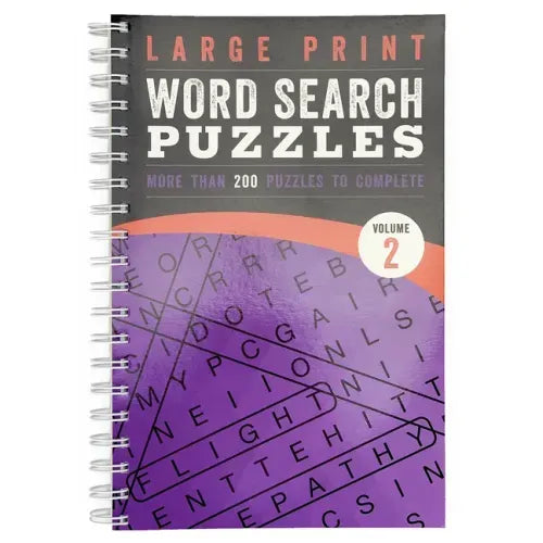 Large Print Word Search Puzzles Purple: More Than 200 Puzzles to Complete