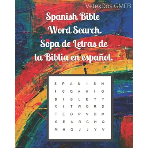 Spanish Bible Word Search. Sopa de Letras de la Biblia en español - Paperback