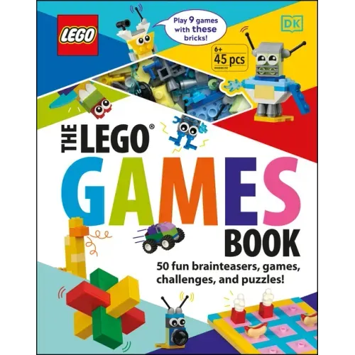 The Lego Games Book: 50 Fun Brainteasers, Games, Challenges, and Puzzles! - Hardcover