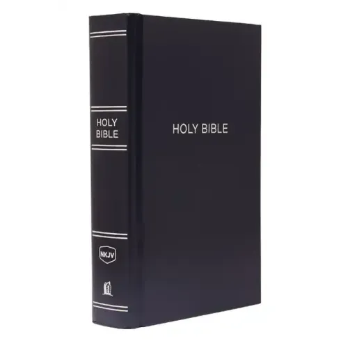 NKJV, Pew Bible, Large Print, Hardcover, Blue, Red Letter Edition - Hardcover