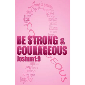 Be strong & courageous: Biblical Affirmations for Breast Cancer Patients and Survivors - Paperback