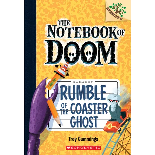 Rumble of the Coaster Ghost: A Branches Book (the Notebook of Doom #9) - Paperback