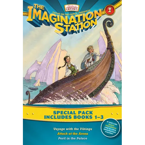Imagination Station Books 3-Pack: Voyage with the Vikings / Attack at the Arena / Peril in the Palace - Paperback
