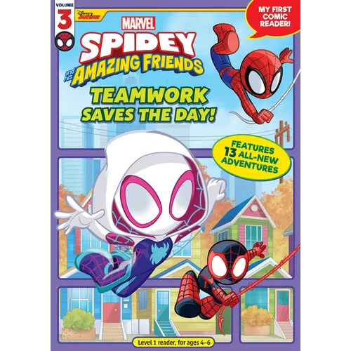 Spidey and His Amazing Friends: Teamwork Saves the Day!: My First Comic Reader! - Paperback