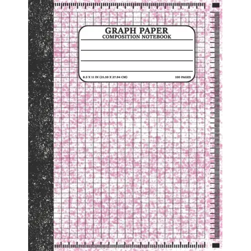 Graph Paper Composition Notebook: Math and Science Lover Graph Paper Cover Watercolor (Quad Ruled 4 squares per inch, 100 pages) Birthday Gifts For Ma - Paperback