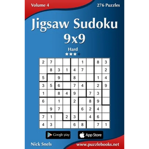 Jigsaw Sudoku 9x9 - Hard - Volume 4 - 276 Puzzles - Paperback