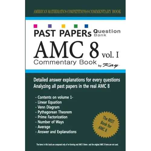 Past Papers Question Bank AMC8 [volume 1]: amc8 math preparation book - Paperback