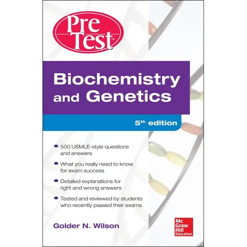 Biochemistry and Genetics Pretest Self-Assessment and Review 5/E - Paperback