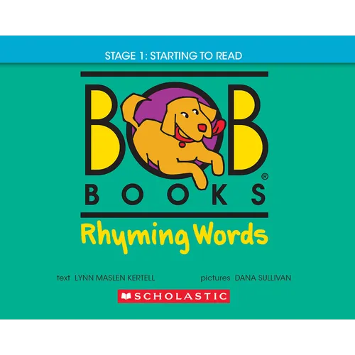 Bob Books - Rhyming Words Hardcover Bind-Up Phonics, Ages 4 and Up, Kindergarten (Stage 1: Starting to Read) - Hardcover