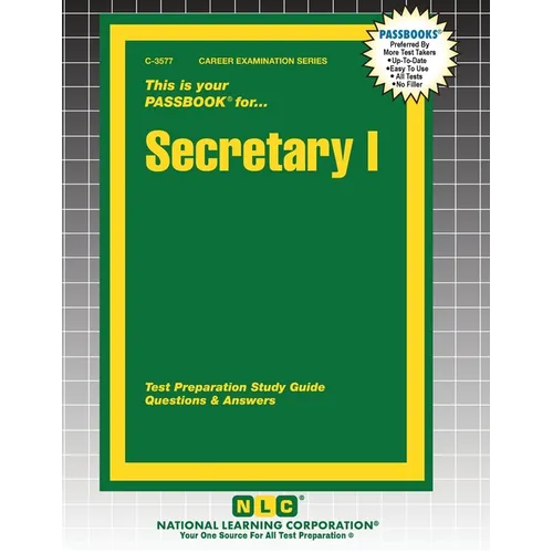 Secretary I - Paperback