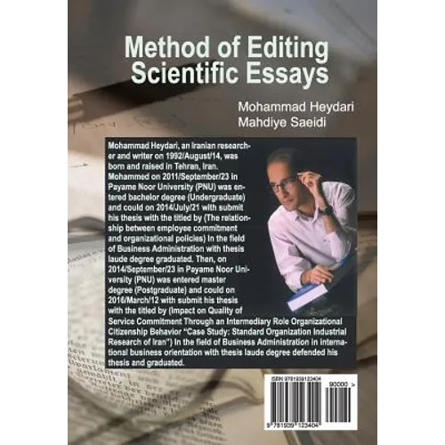 Method of Editing Scientific Essays - Paperback