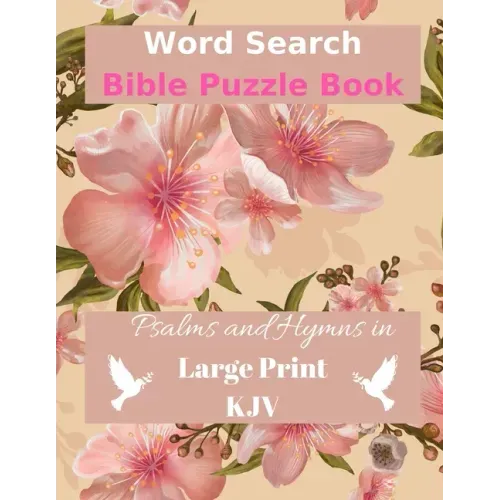 Word Search Bible Puzzle: Psalms and Hymns in Large Print - Paperback