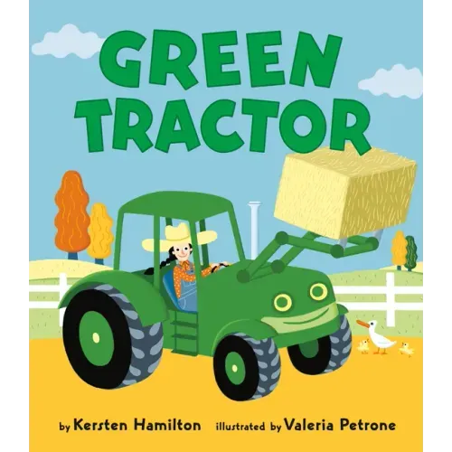 Green Tractor - Board Book