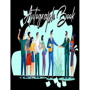 Autograph Book: Signatures Blank Scrapbook, Blank Unlined Keepsake, Memorabilia Album Gift, Keepsake Memory Book, Favorite Sports Stars, Cartoon (Auto - Paperback