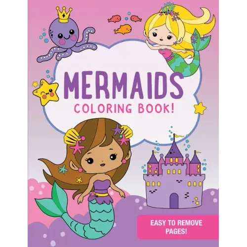 Mermaids Coloring Book - Paperback