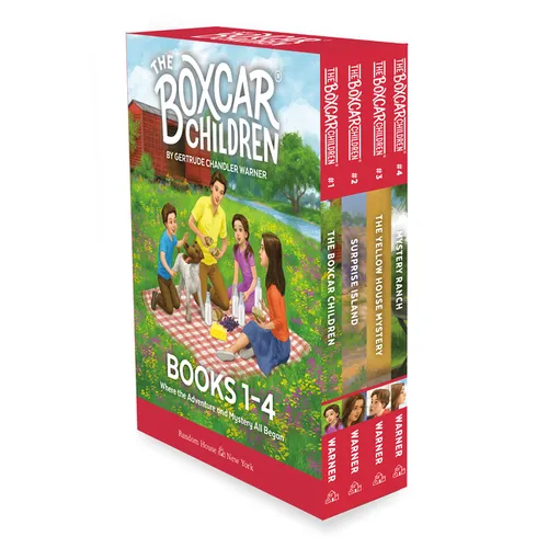 The Boxcar Children Mysteries Boxed Set 1-4: The Boxcar Children; Surprise Island; The Yellow House; Mystery Ranch - Boxed Set