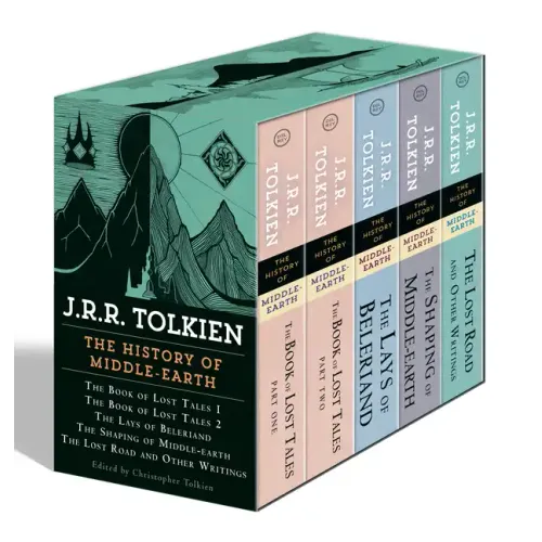 The History of Middle-Earth 5-Book Boxed Set: The Book of Lost Tales 1, the Book of Lost Tales 2, the Lays of Beleriand, the Shaping of Middle-Earth, - Paperback