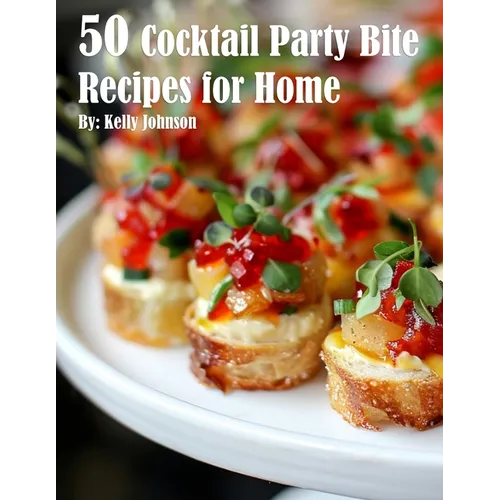 50 Cocktail Party Bite Recipes for Home - Paperback