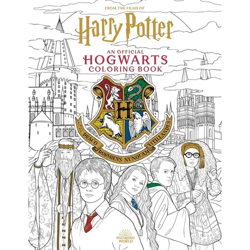 Harry Potter: An Official Hogwarts Coloring Book - Paperback