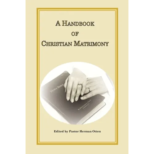 A Handbook of Christian Matrimony - Paperback