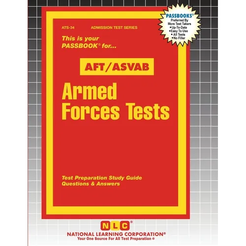 Armed Forces Tests (AFT / ASVAB) - Paperback