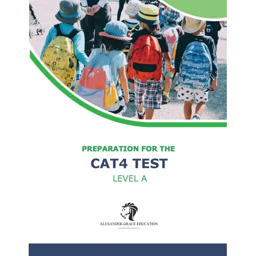 CAT4 Test Preparation - Level A (Ages 7-10) - Full Test Practice - Paperback