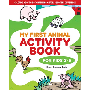 My First Animal Activity Book: For Kids 3-5 - Paperback
