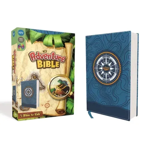 Niv, Adventure Bible, Leathersoft, Blue, Full Color - Imitation Leather