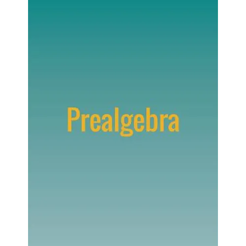 Prealgebra - Paperback