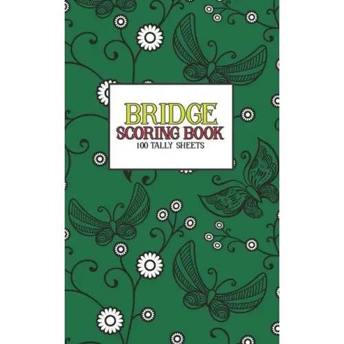 Bridge Scoring Book: 100 Tally Sheets - Paperback