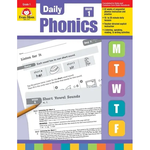 Daily Phonics, Grade 1 Teacher Edition - Paperback