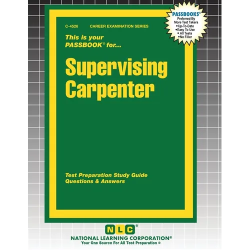 Supervising Carpenter - Paperback