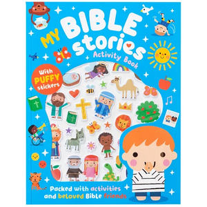 My Bible Stories Activity Book (Blue) - Paperback