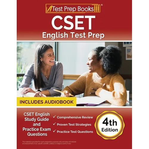 CSET English Test Prep: CSET Study Guide and Practice Exam Questions [4th Edition] - Paperback