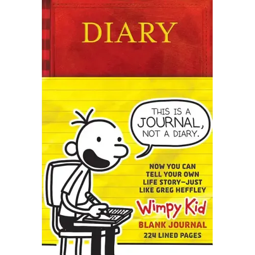 The Diary of a Wimpy Kid Blank Journal: 224 Lined Pages and Jeff Kinney Spot Art Throughout - Hardcover