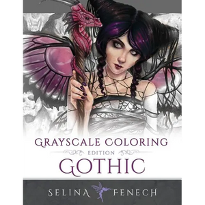 Gothic - Grayscale Edition Coloring Book - Paperback