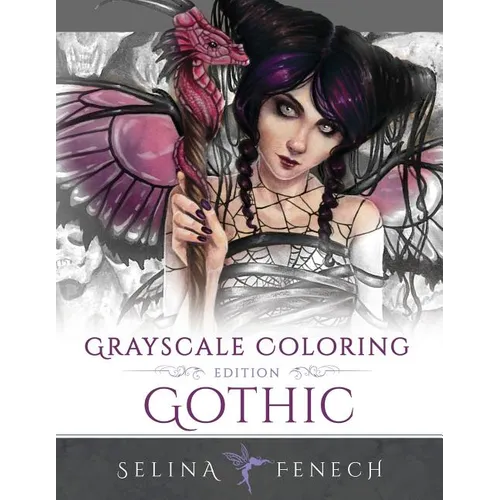 Gothic - Grayscale Edition Coloring Book - Paperback